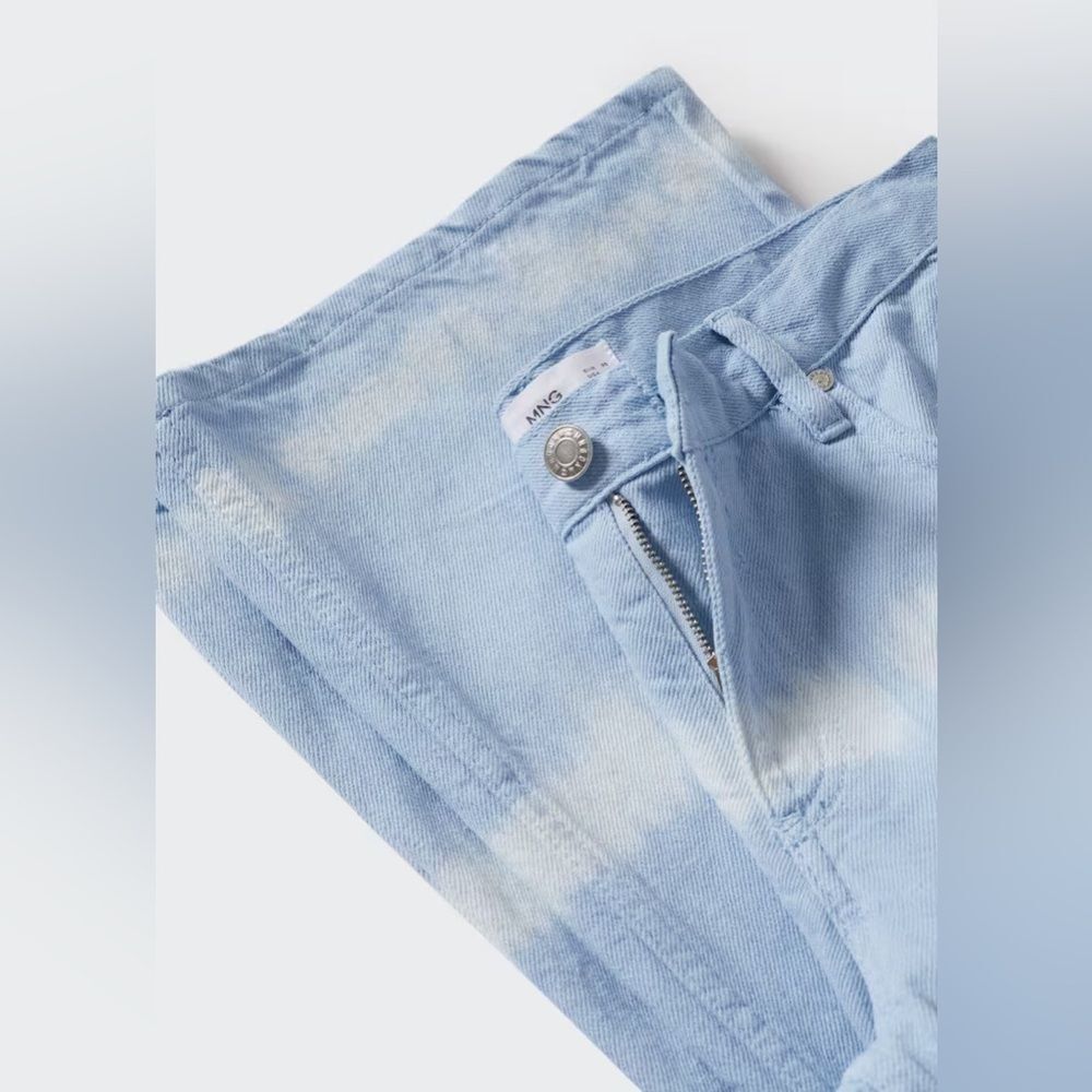 Mango Wideleg tie-dye jeans - Picture 6 of 7